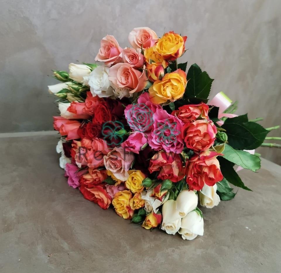 Букет цветов из: Розы в Летний отдых