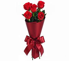 Букет 5 Красных роз Эдлесс Лав в Летний отдых