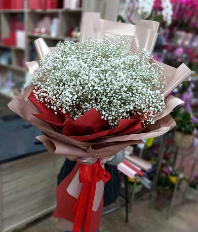 Букет цветов из: Гипсофила в Летний отдых