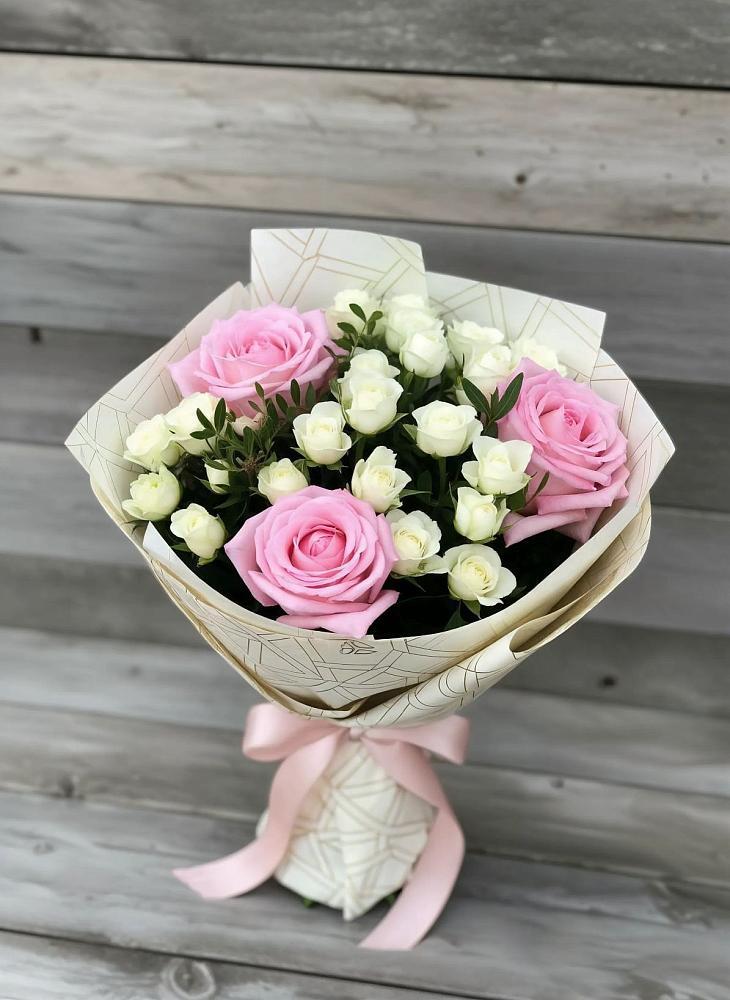 Букет цветов из: Розы в Летний отдых