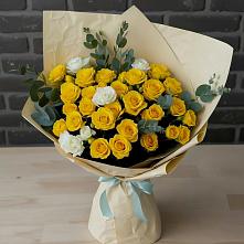 Букет цветов из:  Розы в Летний отдых