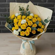 Букет цветов из:  Розы в Летний отдых