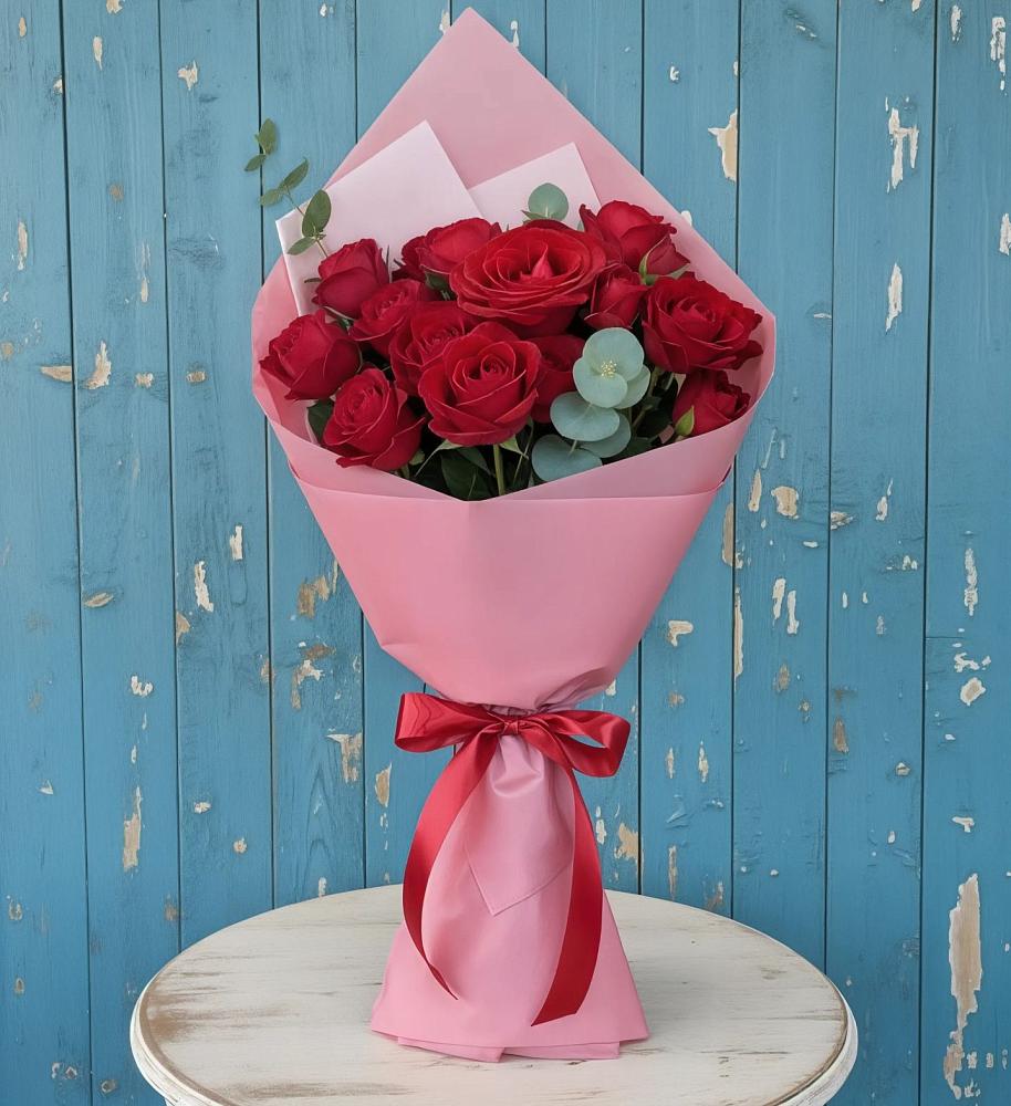 Букет цветов из: Розы в Летний отдых