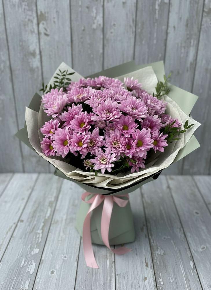 Букет цветов из: Хризантемы в Летний отдых