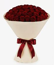 Букет 101 Бордовая роза Блэк Бакарра в Летний отдых