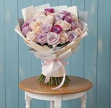 Букет цветов из:  Розы в Летний отдых