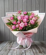 Букет Розовый кустик #REPLACE_PRED# Летний отдых