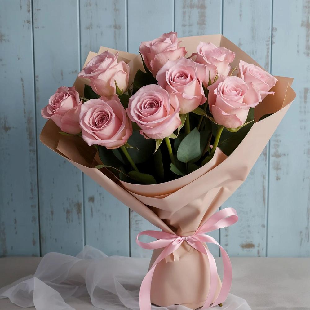 Букет цветов из: Розы в Летний отдых