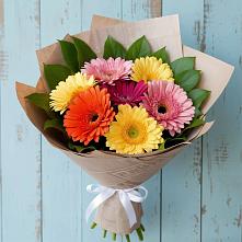 Букет цветов из:  Герберы #REPLACE_PRED# Летний отдых