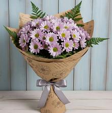 Букет цветов из:  Хризантемы в Летний отдых