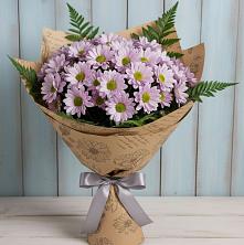 Букет цветов из:  Хризантемы в Летний отдых