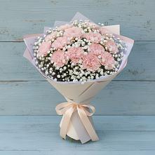 Букет цветов из:  Гвоздики в Летний отдых