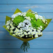 Букет цветов из:  Хризантемы в Летний отдых