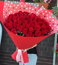 Букет Красные розы Милано #REPLACE_PRED# Летний отдых