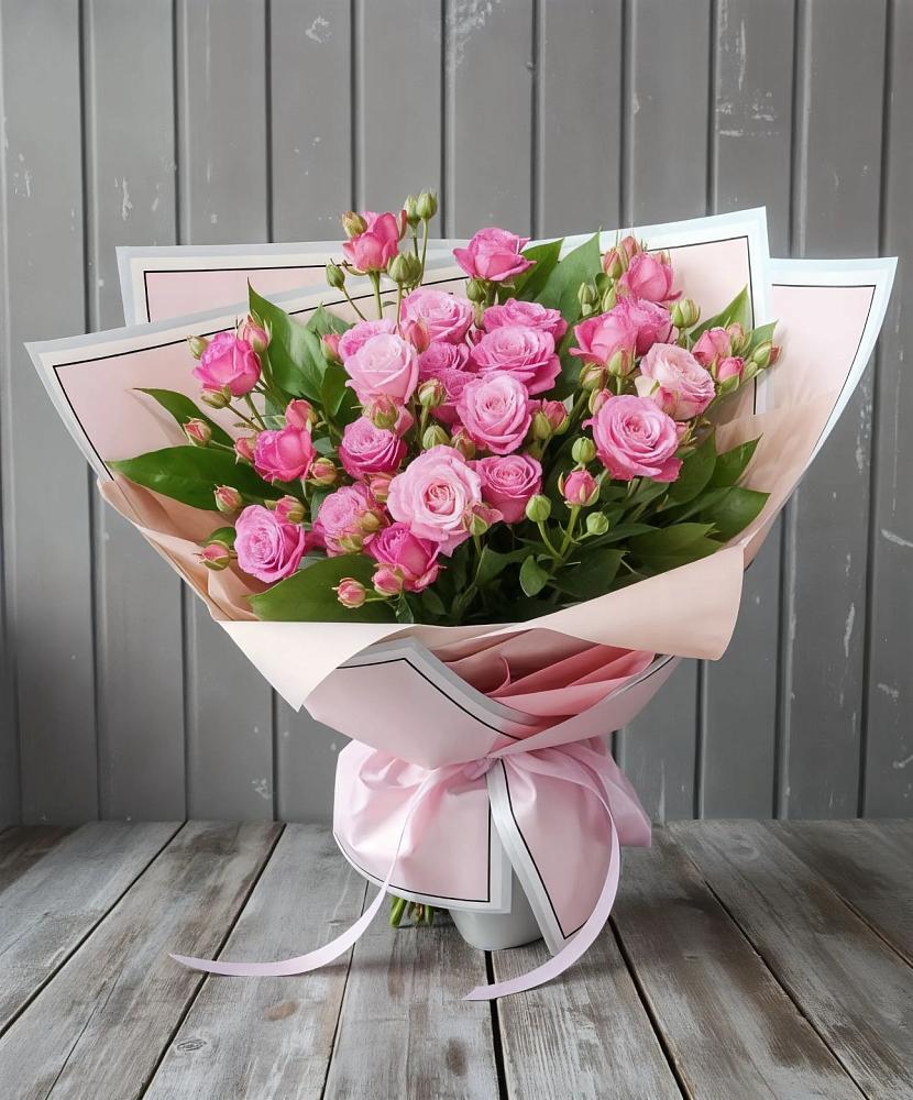 Букет Розовый кустик в Летний отдых