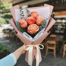 Букет цветов из:  Розы в Летний отдых