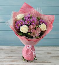 Букет цветов из:  Герберы в Летний отдых