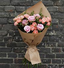 Букет цветов из:  Розы в Летний отдых