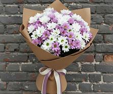 Букет цветов из:  Хризантемы в Летний отдых