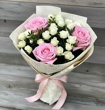 Букет цветов из:  Розы в Летний отдых