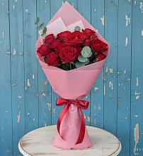 Букет цветов из:  Розы в Летний отдых