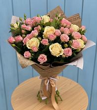 Букет цветов из:  Розы в Летний отдых