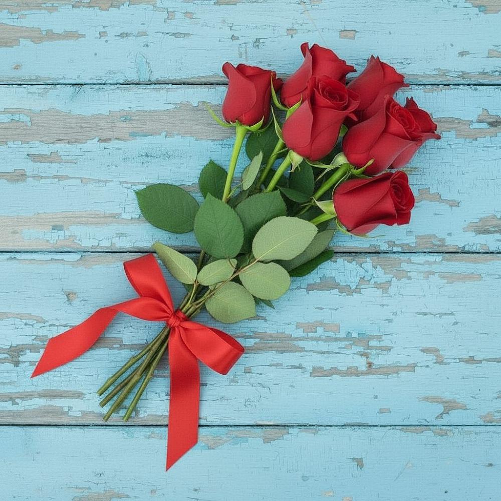 Букет Красные розы в Летний отдых