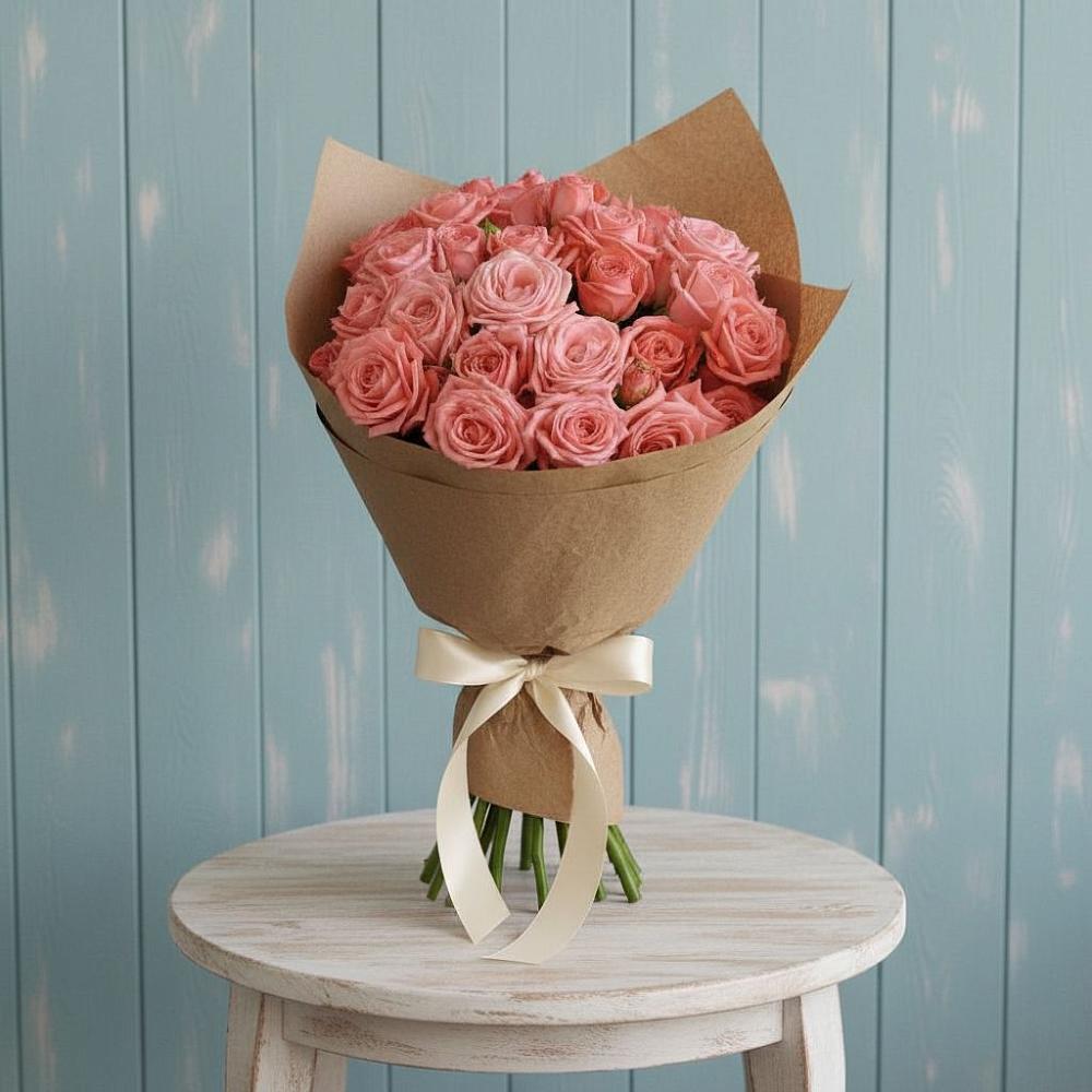 Букет цветов из: Розы в Летний отдых