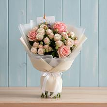 Букет цветов из:  Розы в Летний отдых