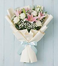 Букет цветов из:  Лилии в Летний отдых