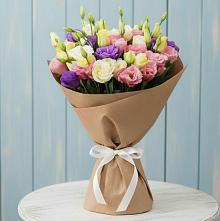 Букет цветов из:  Лизиантусы #REPLACE_PRED# Летний отдых
