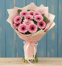 Букет цветов из:  Герберы в Летний отдых