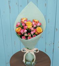 Букет цветов из:  Розы в Летний отдых