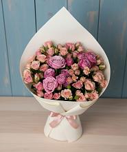 Букет цветов из:  Розы #REPLACE_PRED# Летний отдых