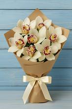 Букет цветов из:  Орхидеи и Розы в Летний отдых